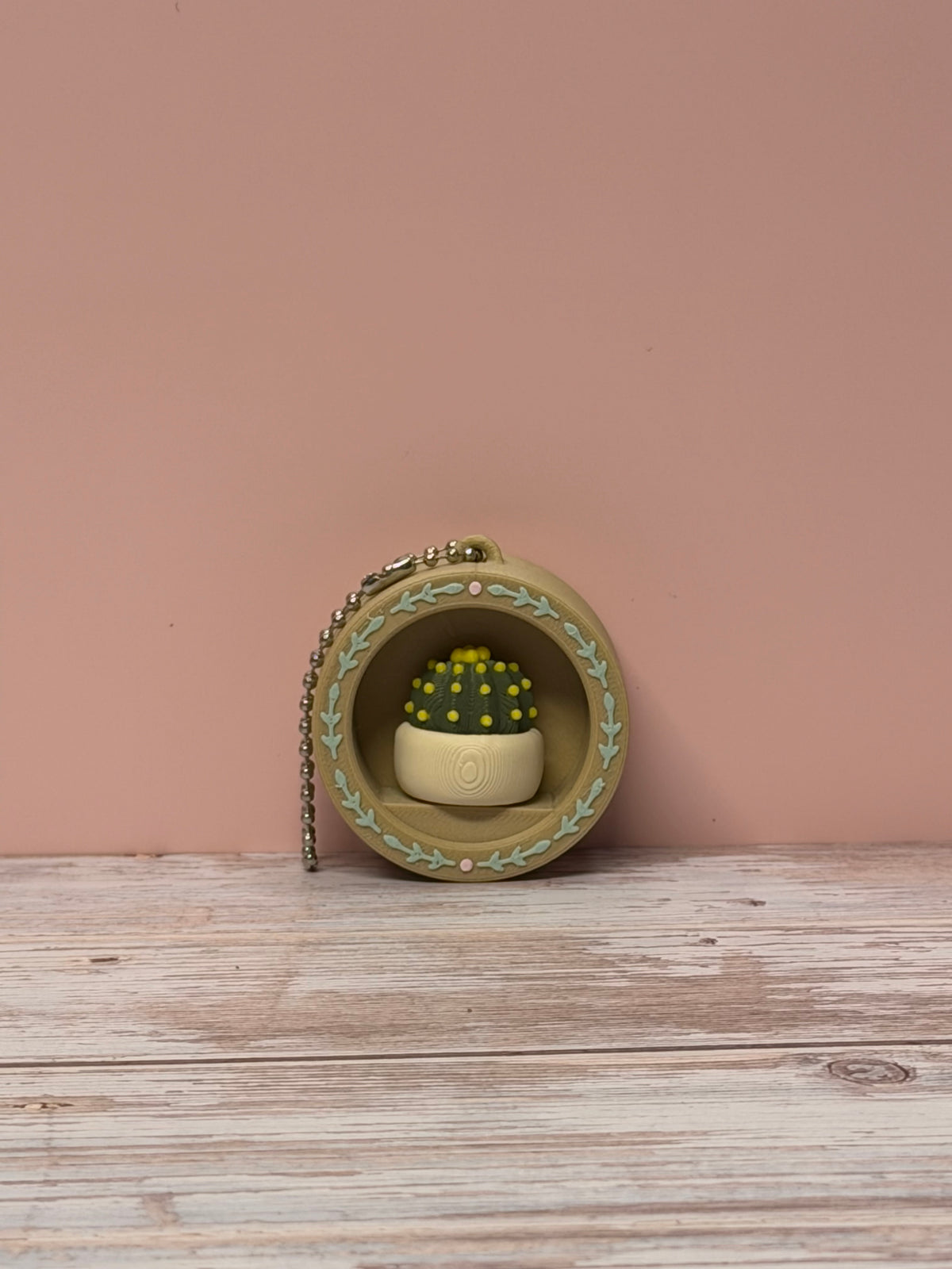 Mini Cactus Clicker Keychain
