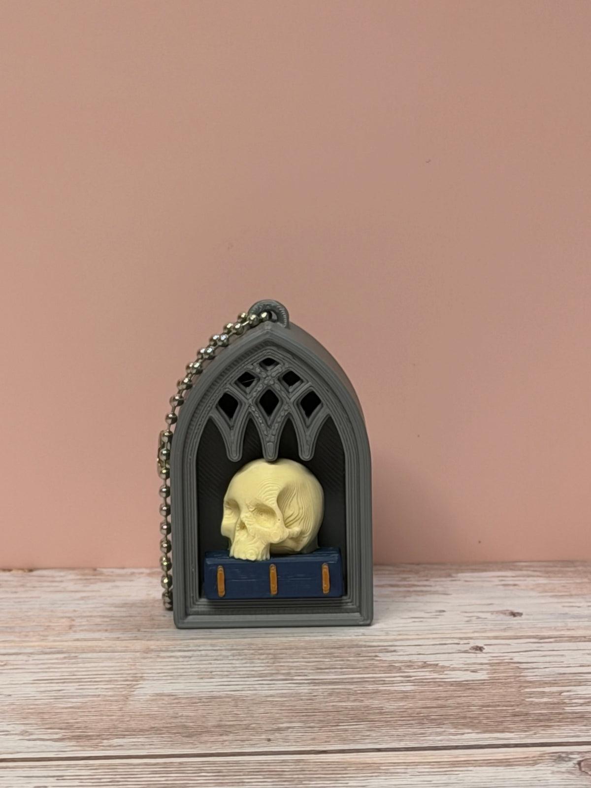 Yorick Skull Clicker Keychain