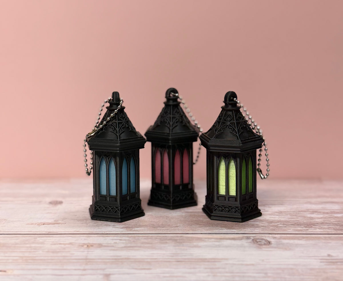Gothic Lantern Clicker Keychain