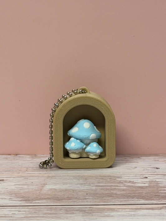 Enchanted Mushroom Clicker Keychain