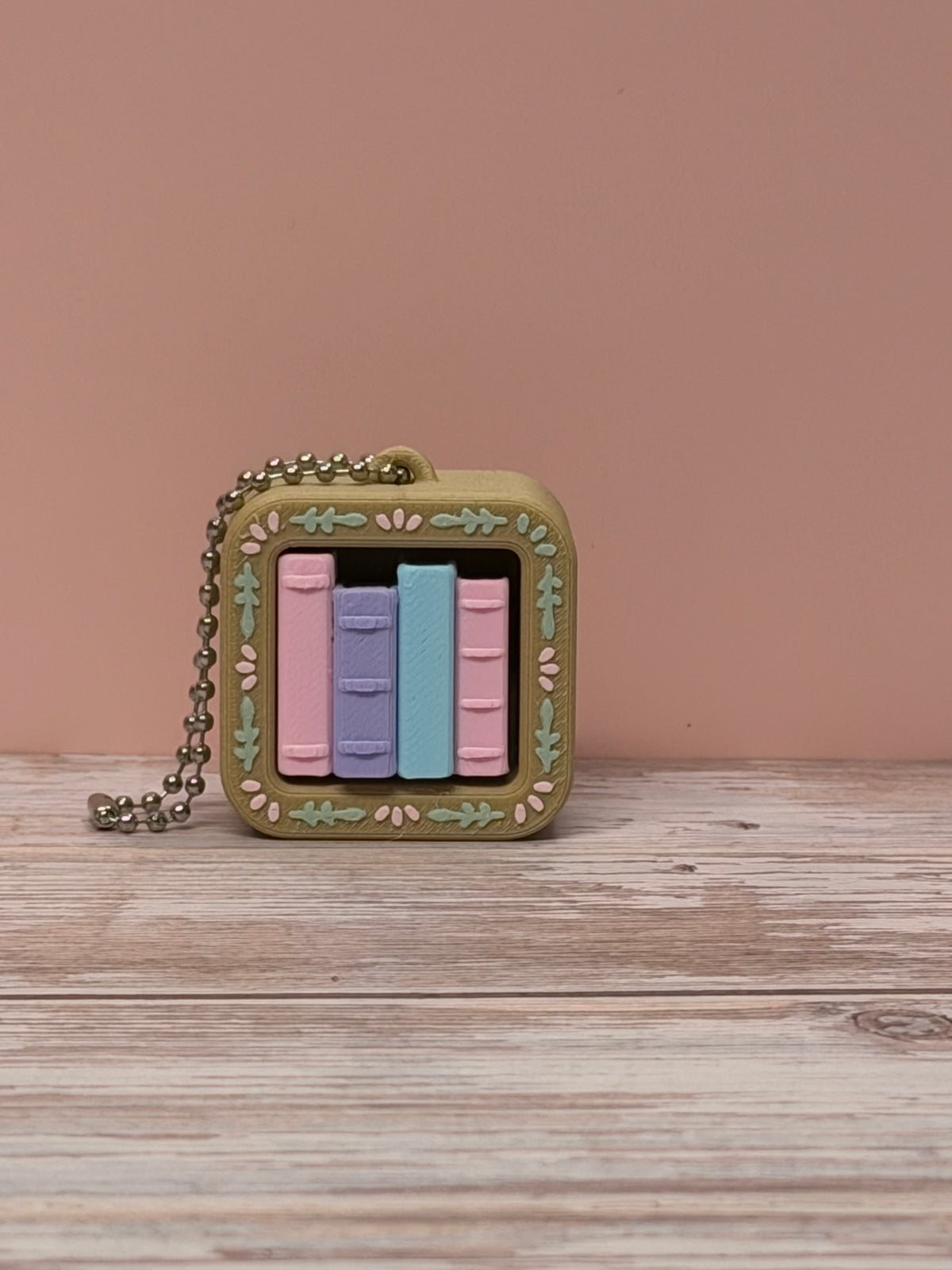 Bookshelf Clicker Keychain