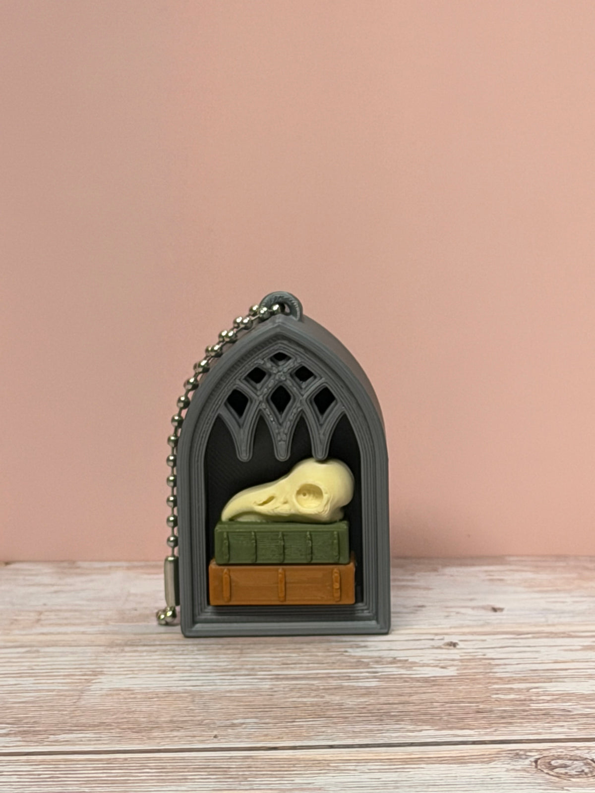 Gothic Curiosity Clicker Keychain