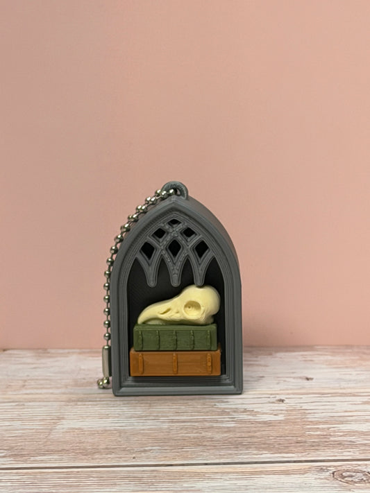 Gothic Curiosity Clicker Keychain