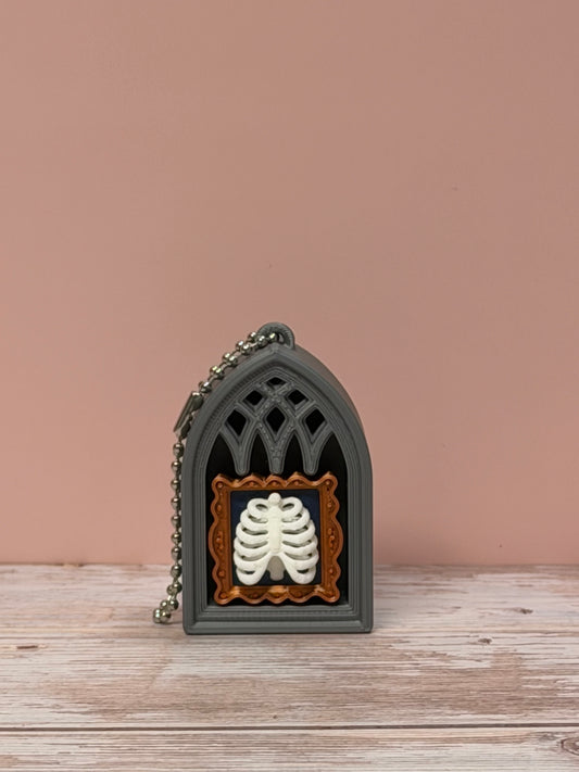 Gothic X-Ray Clicker Keychain