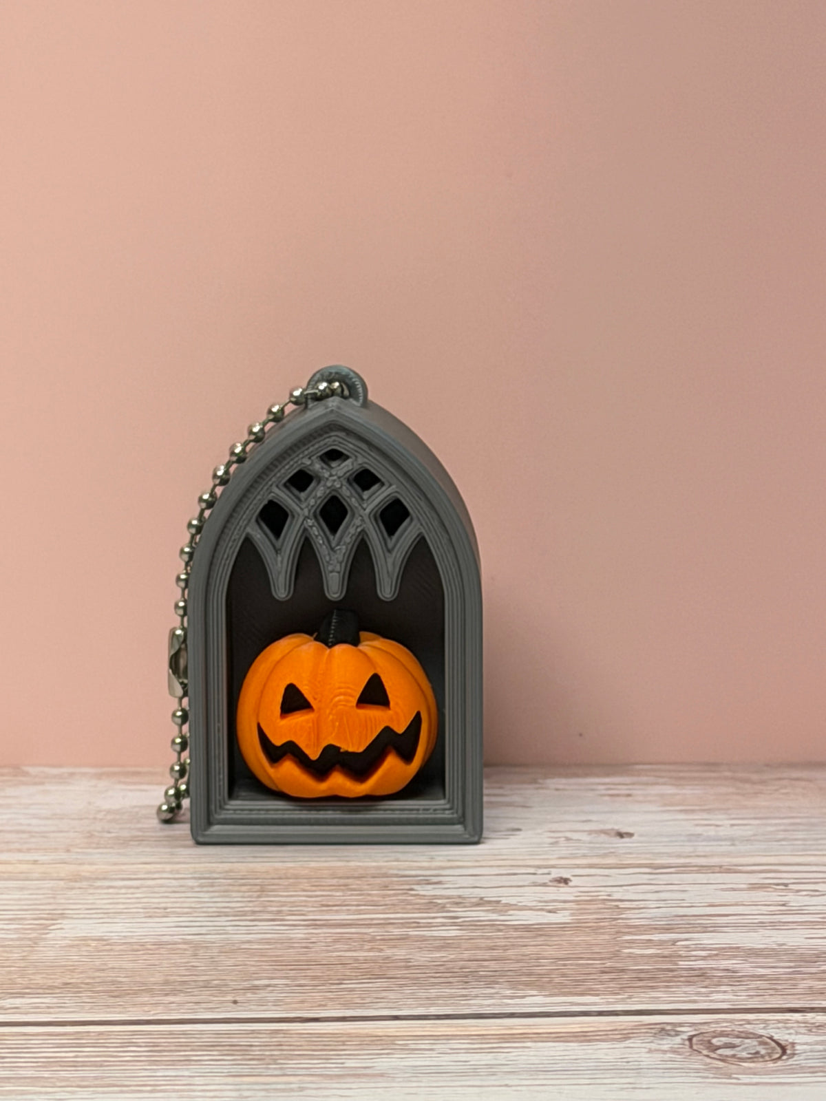 Haunted Pumpkin Clicker Keychain